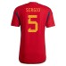 Prima Maglia Spagna Mondiali 2022 Sergio Busquets 5
